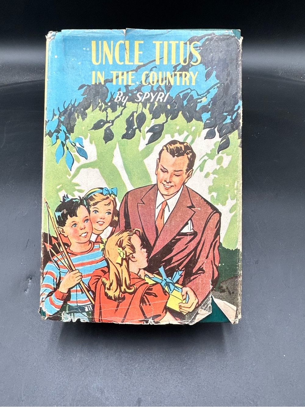 Uncle Titus in the Country Hardcover Book - Blue/Green Cover 1926
